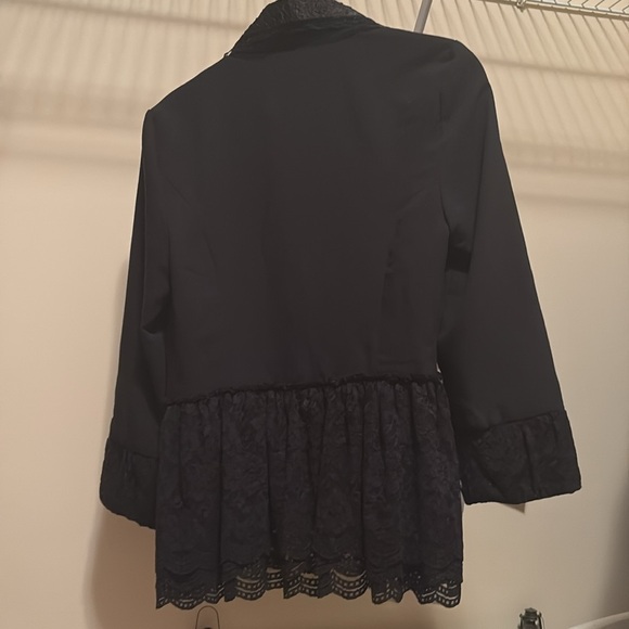 BUCKLE lace overlay black jacket - Picture 4 of 4
